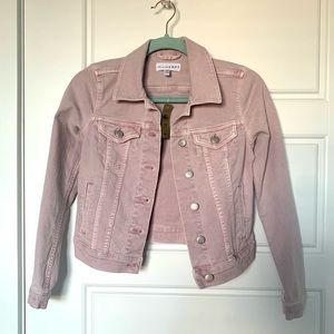 Loft Pink Denim Jacket